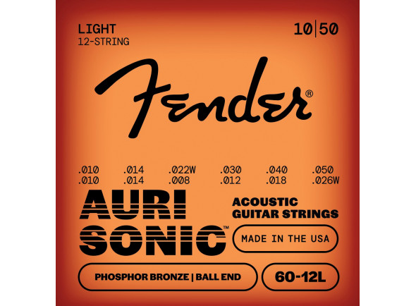 Fender 60-12L Phosphor Bronze 12-Set Fender 60-12L Phosphor Bronze 12-Set